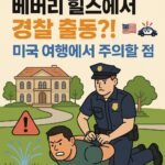 미국의 고급 주택가는 보안의식이 높고 주민 신고도 적극적