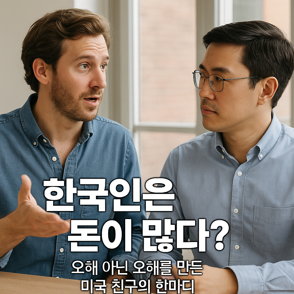 한국인은 돈이 많으니까 가능한 일 아니냐