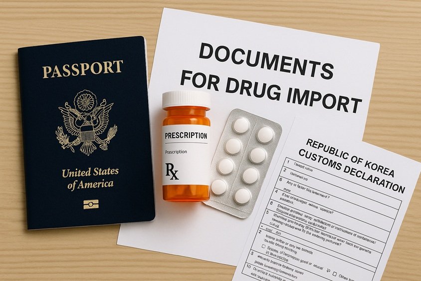 의약품 한국반입