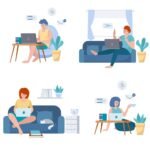 재택근무 장기화