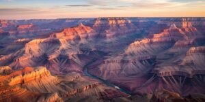panoramic aerial view of the Grand Canyon