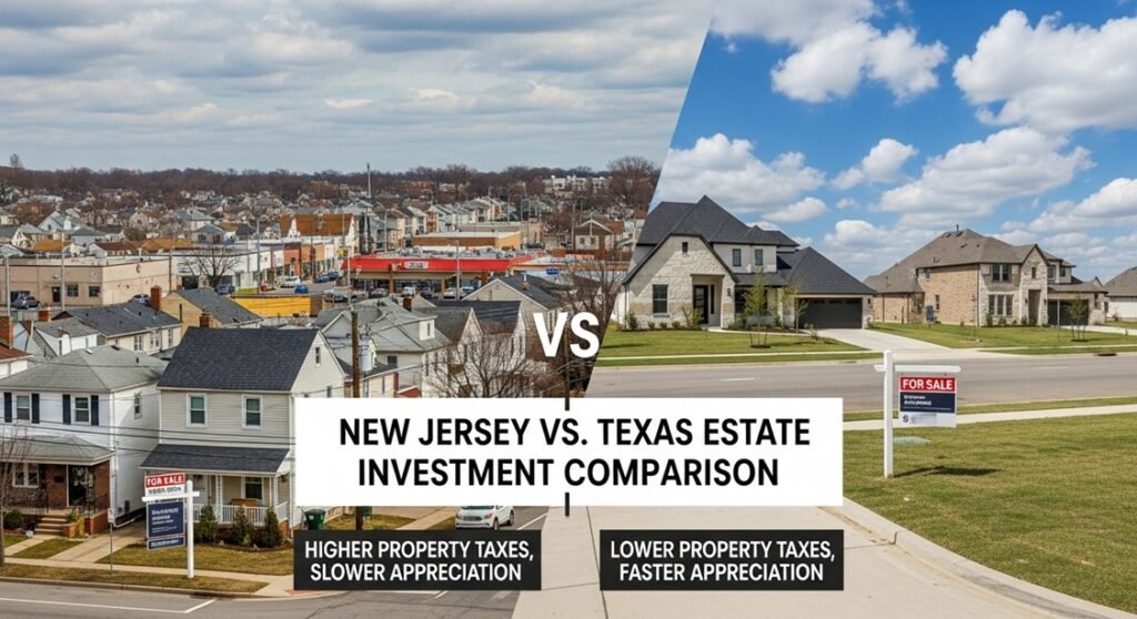 뉴저지 vs 텍사스 부동산 투자 비교