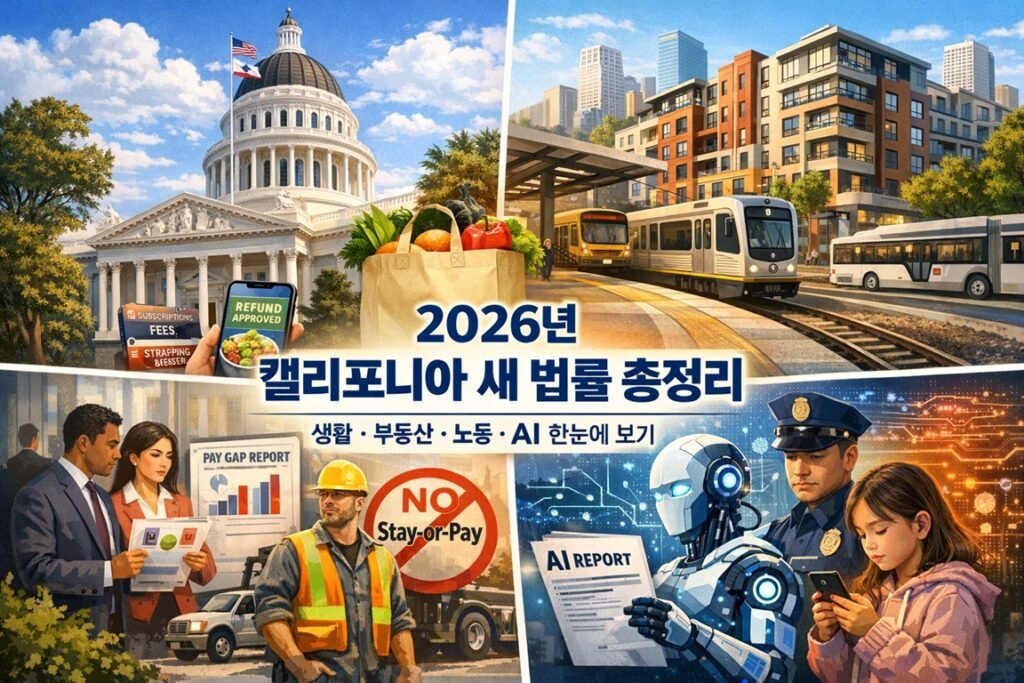 2026년 캘리포니아 새 법률