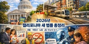 2026년 캘리포니아 새 법률