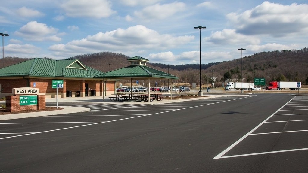 rest area 미국 휴게소