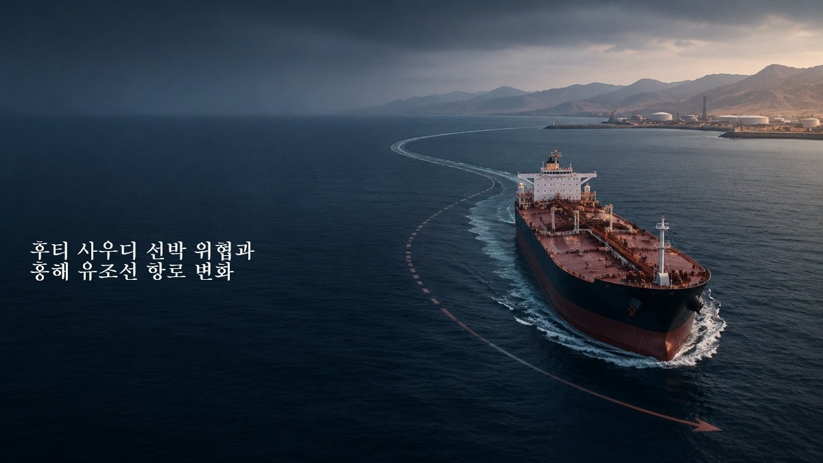 후티 사우디 선박 위협