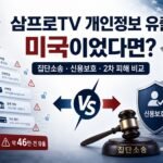 한국 미국 개인정보 유출 대응 차이