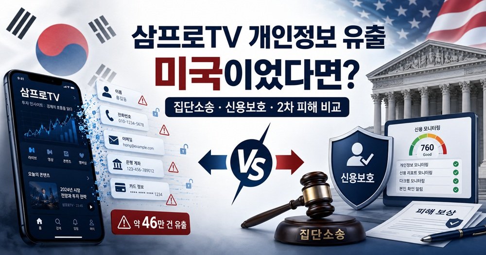 한국 미국 개인정보 유출 대응 차이