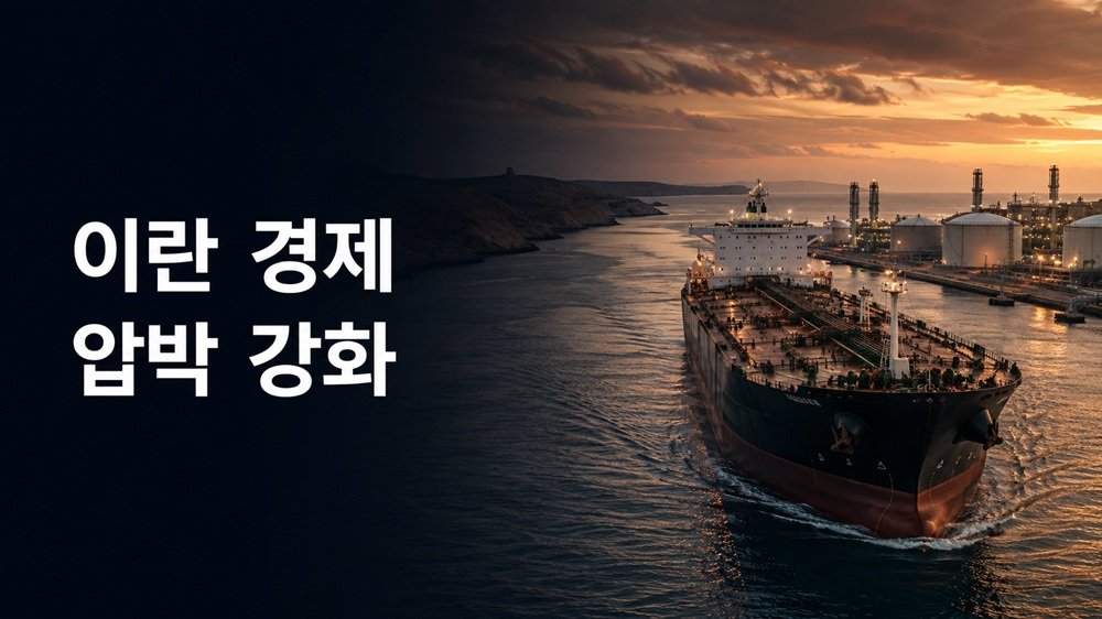 이란 경제 압박 강화와 국제 원유·해운 거래망의 긴장