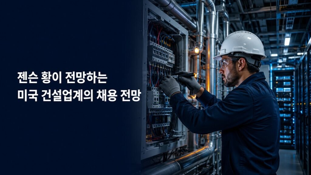 젠슨 황이 전망하는 미국 건설업계의 채용 전망