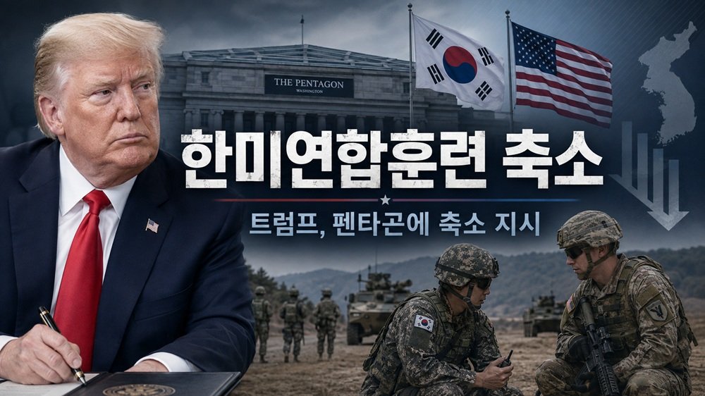 한미연합훈련 축소 트럼프 지시와 한미동맹 변화