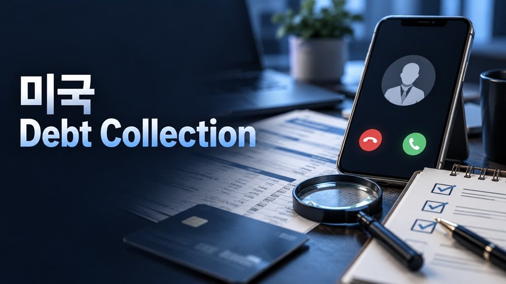 미국 Debt Collection 추심회사 전화와 채무 확인 서류