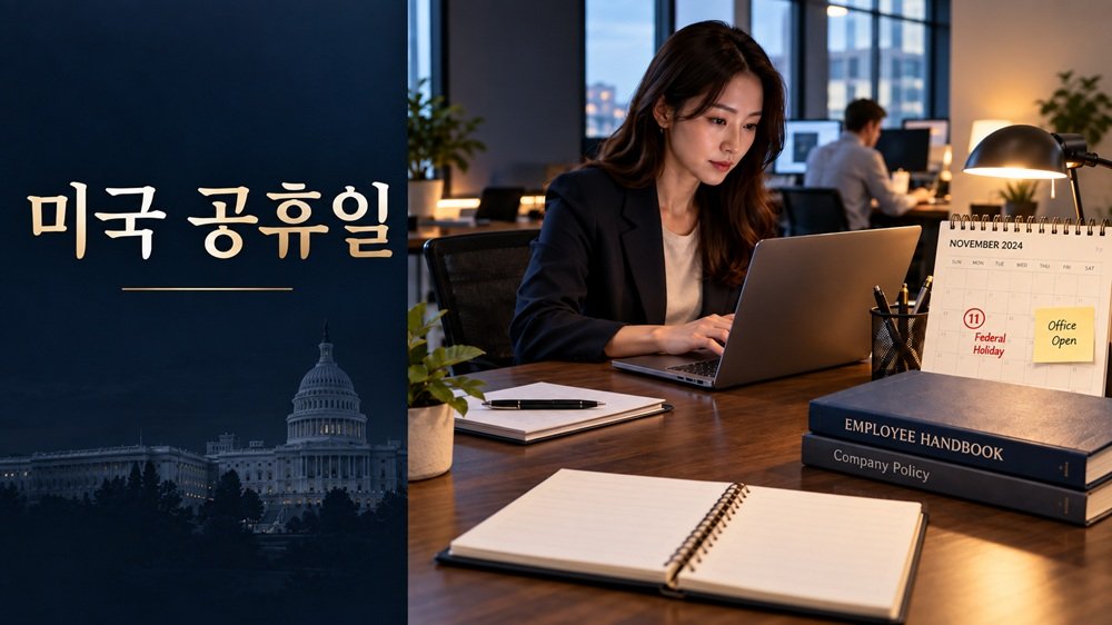 미국 공휴일의 회사 휴무와 Holiday Pay 기준을 확인하는 직장인