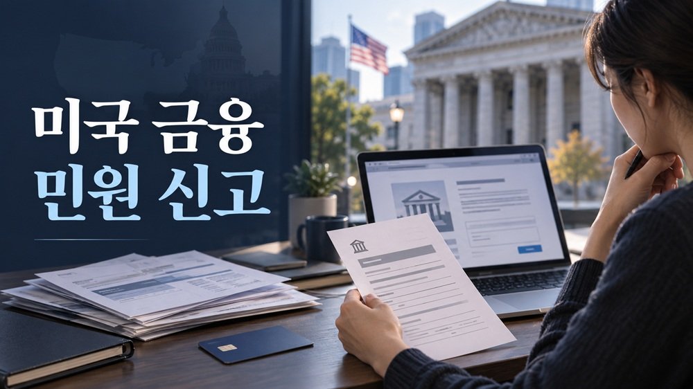 미국 금융 민원 신고 CFPB 안내 이미지