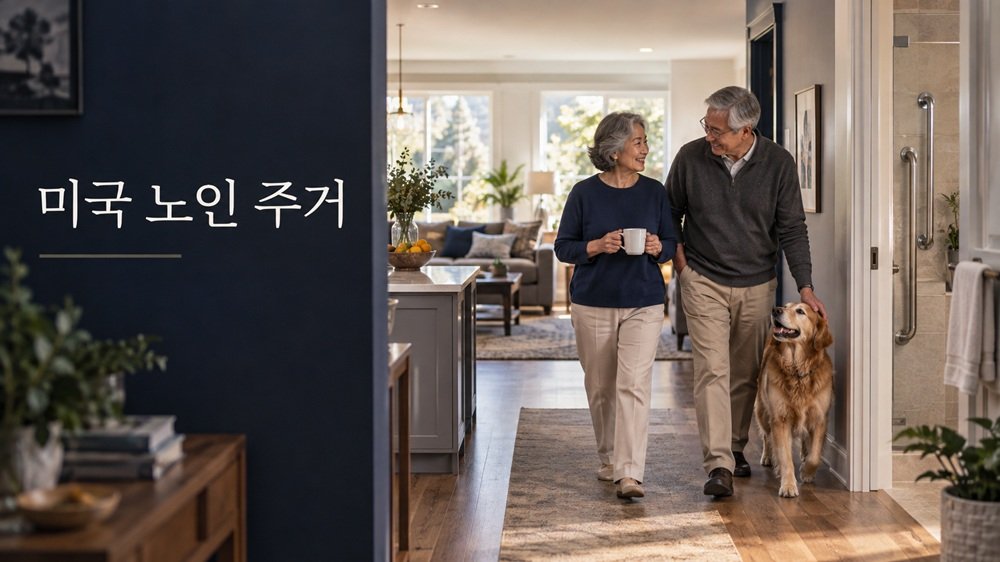 미국 노인 주거 Aging in Place를 위한 안전한 주택 내부