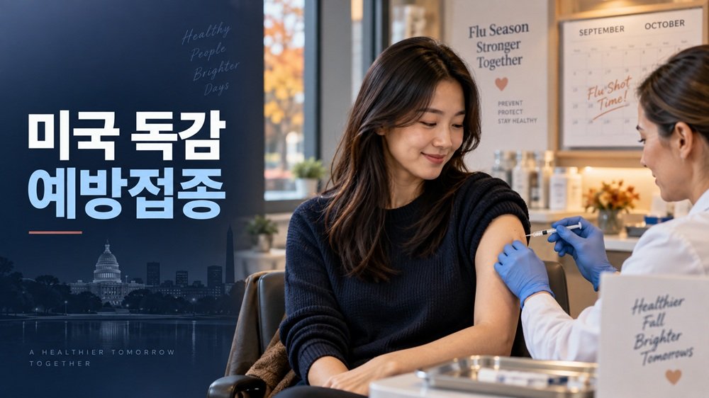 미국 독감 예방접종 시기 9월과 10월 안내