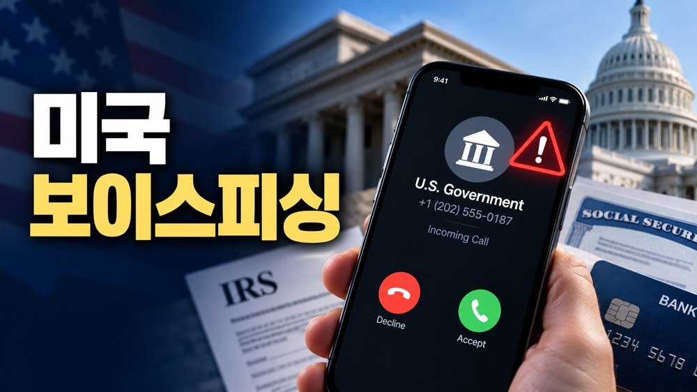 미국 보이스피싱 은행 정부기관 사칭 전화 확인 방법