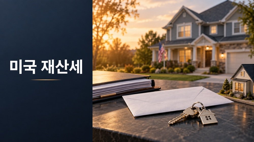 미국 재산세와 주택 보유비용을 계산하는 미국 주택과 집 열쇠